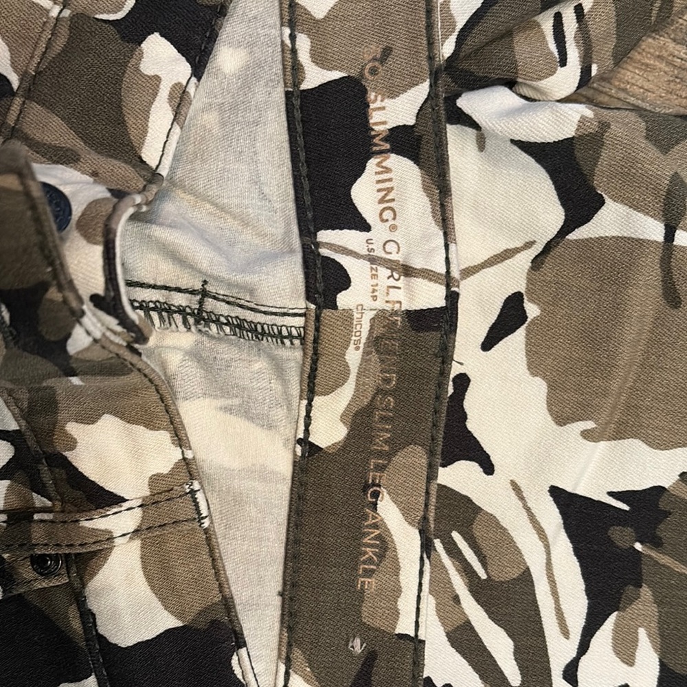 Ralph Lauren, Bandolino, and Chicos Women's Jeans - Camouflage, Beige, Yellow - Picture 2 of 4